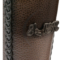 Bota casual en piel genuina de cuello de toro para caballero