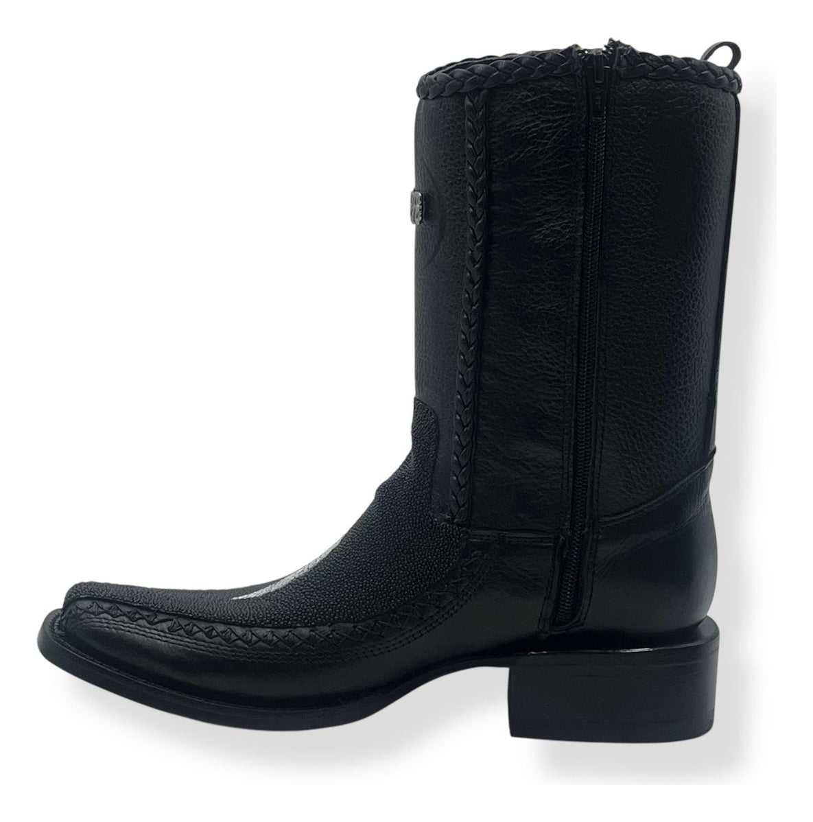 Bota casual en piel genuina de mantarraya para caballero