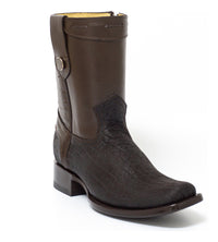 Bota casual en piel genuina de cuello de toro para caballero