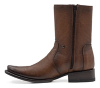 Bota de vestir en piel genuina