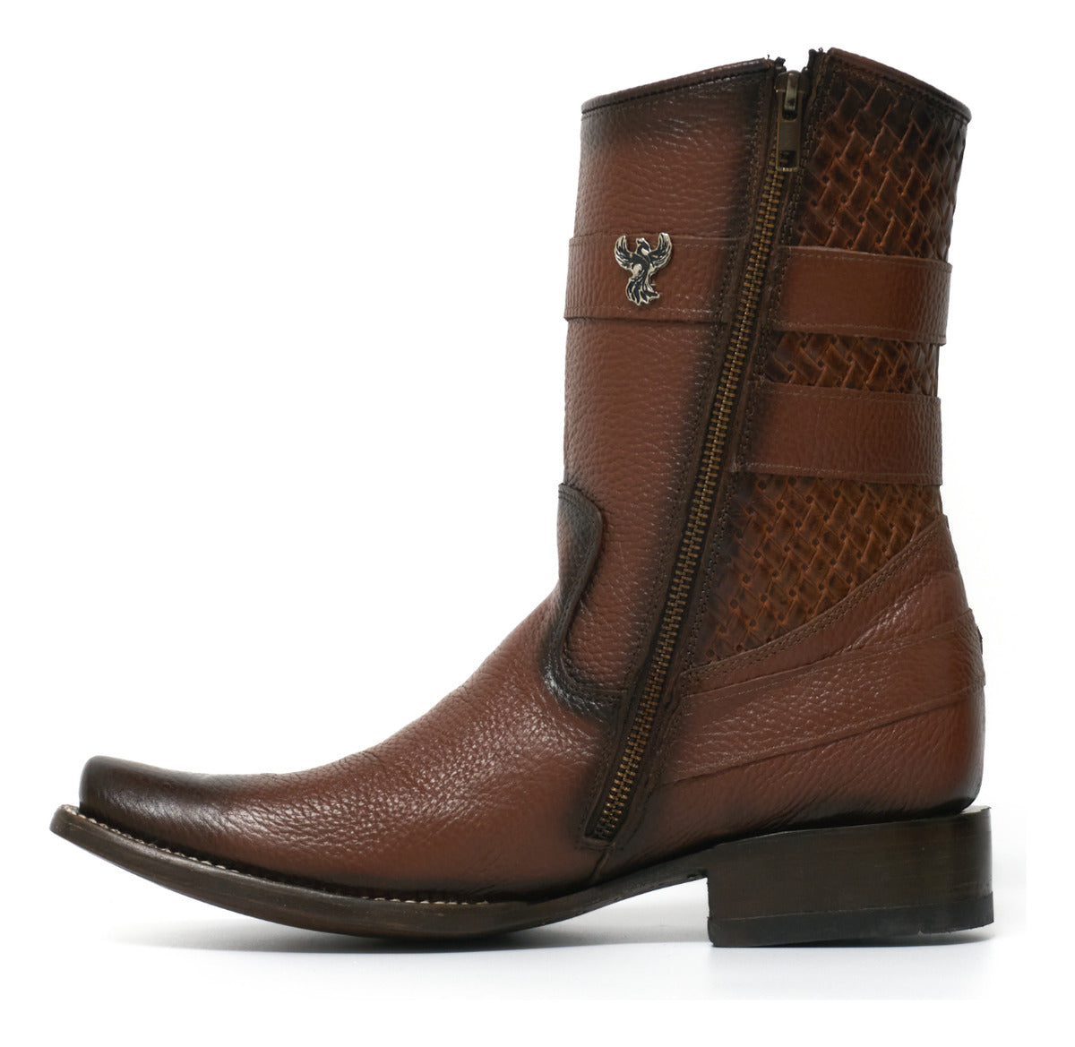 Bota de vestir en piel genuina para caballero
