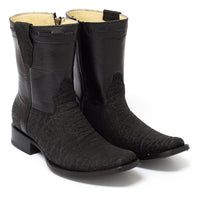 Bota casual en piel genuina de cuello de toro para caballero