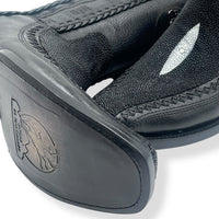 Bota casual en piel genuina de mantarraya para caballero